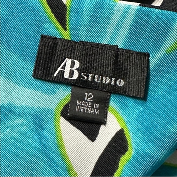 AB Studio Floral Sleeveless Dress 12 - Picture 6 of 6